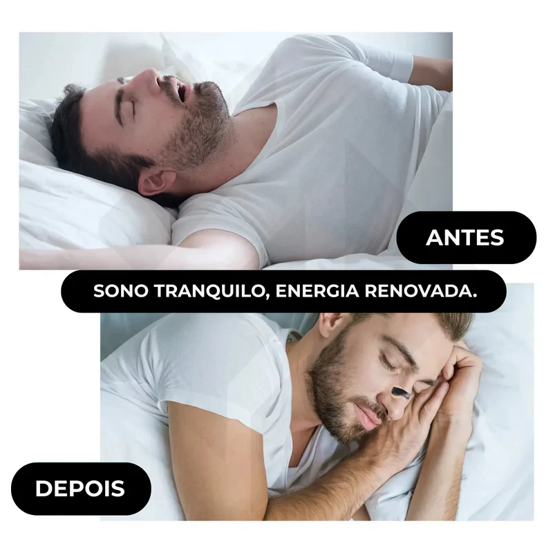 Detalhe do uso do dilatador nasal